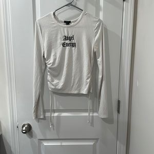 Long sleeve white shirt